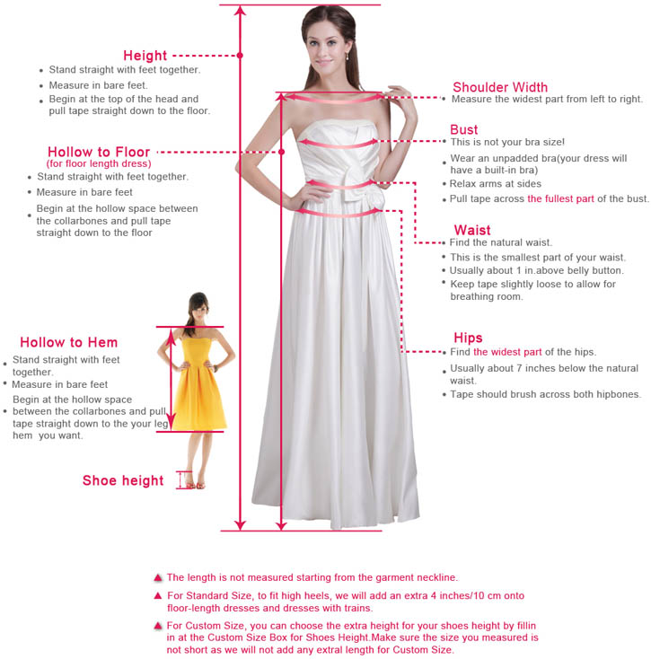 how to measure a wedding dress