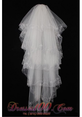 Best Fingertip Veil for Wedding Tulle Layers