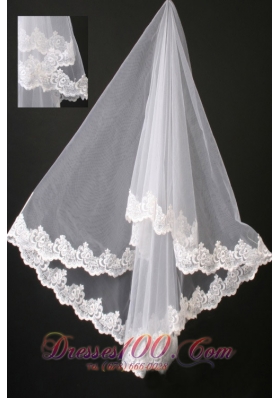 Graceful Popular Veils Boutique Lace Organza
