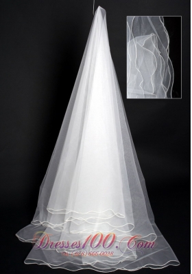 Modest Popular Veils Multilayer Organza
