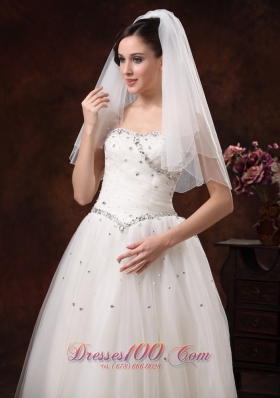 Graceful Wedding Veils Two-tier Tulle for Sale