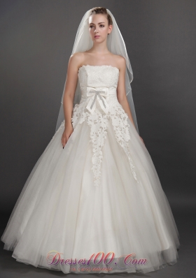 Two Layers Ribbon Edge Tulle Bridal Wedding Veils