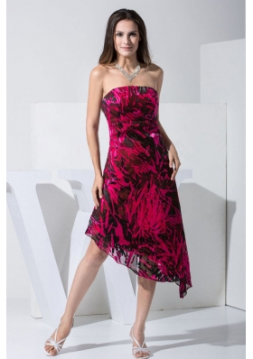 Strapless 2013 printed Prom Dress For Formal Evening