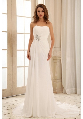 Wedding Gown Empire Princess Wedding Dress With Beading