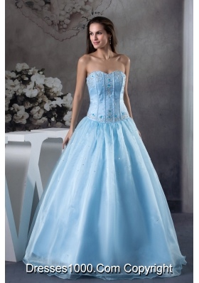 2013 Modern Sweetheart Embroidery A-Line / Princess Prom Dress