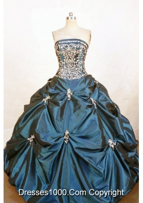 Affordable Ball gown Strapless Floor-Length Quinceanera Dresses