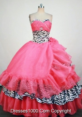 Luxurious Ball Gown Sweetheart Neck Floor-Lengtrh Light Pink Beading Quinceanera Dress