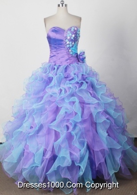 Amazing Ball Gown Sweetheart Neck Floor-length Quinceanera Dress