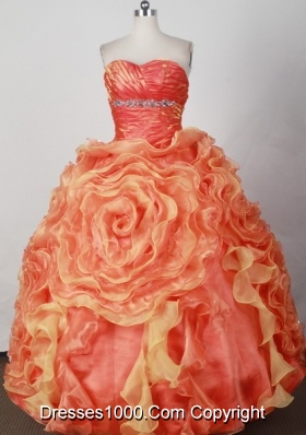 Perfect Ball Gown Strapless Floor-length Quinceanera Dress