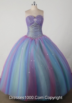 Beautiful Ball Gown Sweetheart Floor-length Quincenera Dresses
