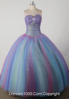 Beautiful Ball Gown Sweetheart Floor-length Quincenera Dresses