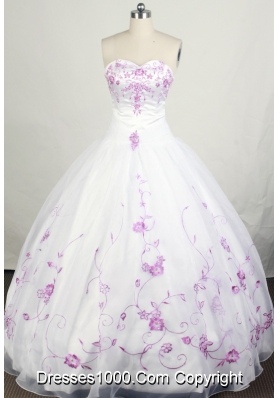 Pretty Ball gown Strapless Floor-length Quinceanera Dresses