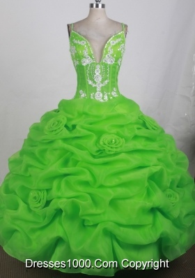 2012 Unique Ball Gown Sweetheart Straps Floor-Length Quinceanera Dress