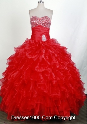 Gorgeous Ball Gown Sweetheart Floor-length Quinceanera Dress