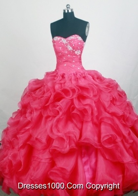 Pretty Ball Gown Sweetheart Floor-length Quinceanera Dress