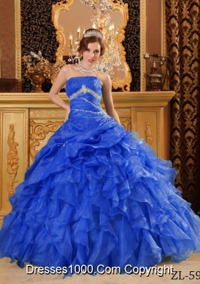 2014 Pretty Sweetheart Beading and Ruffles Quinceanera Dresses