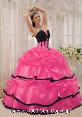 New Style Strapless Organza Quinceanera Gown Dresses with Beading