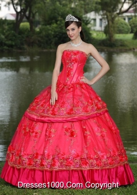 Elegant Strapless 2014 Spring Quinceanera Dresses with Beading