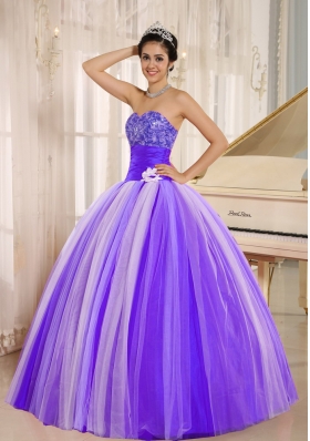 2014 New Arrival Strapless For Quincanera Dress with Appliques