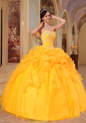 Gold Sweet 16 Dresses