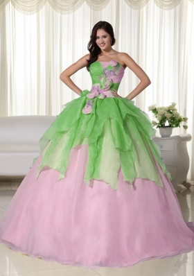 2014 New Style Puffy Beading Quinceanera Dresses in Colorful