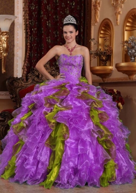 Exclusive Puffy Sweetheart Beading Quinceanera Dresses for 2014
