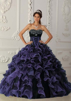Puffy Sweetheart 2014 Pretty Beading Quinceanera Dresses