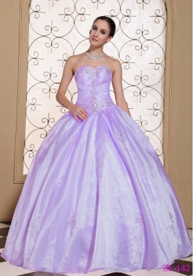 Sweet 2014 Quinceanera Dresses with Sweetheart Beading Decorate Bust
