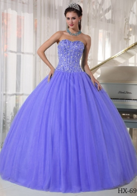 Elegant 2014 Quinceanera Dresses Sweetheart Beading Decorate Bust