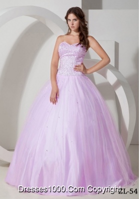 Ball Gown Sweetheart Beading Quinceanera Dress with Beading