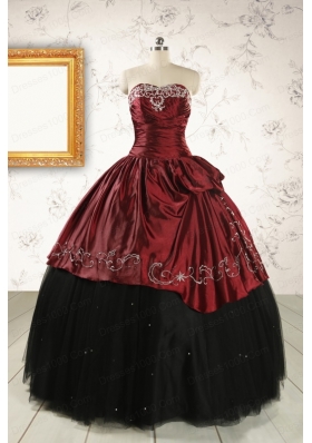 Formal Ball Gown Embroidery Quinceanera Dresses with Sweetheart