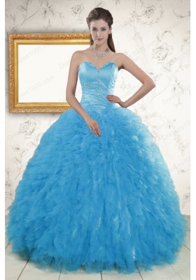 Cheap Remarkable Beading Quinceanera Dresses in Baby Blue