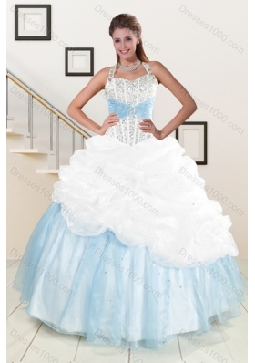 2015 Multi Color Dresses for Quince with Pick Ups and Beading