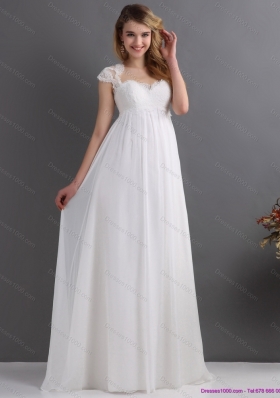 2015 New Style Sweetheart Wedding Dress with Floor Length