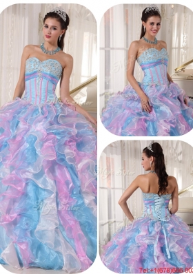 Beautiful Sweetheart Ruffles and Appliques Quinceanera Dresses