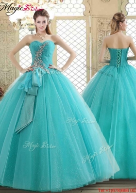 2016 Lovely Sweetheart Quinceanera Dresses with Beading and Paillette