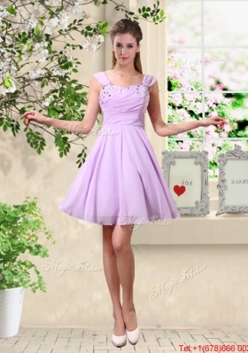 Vintage Straps Beaded Prom Dresses with Mini Length