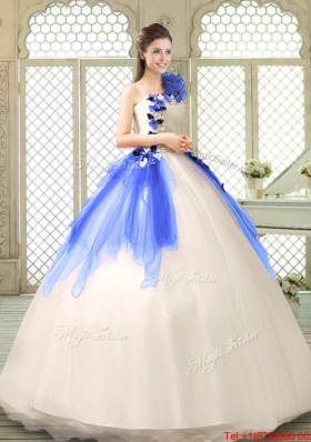 Exclusive Ball Gown Appliques Quinceanera Gowns in Multi Color