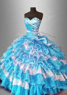Ball Gown Popular Sweet 16 Dresses with Beading and Ruffles