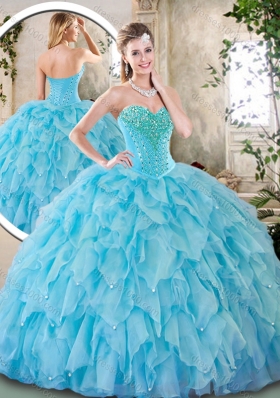 Cheap Sweetheart Beading Quinceanera Dresses for 2016