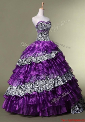 New Arrival Sweetheart Quinceanera Dresses with Ruffled Layers