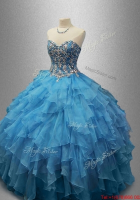 Perfect Sweetheart Quinceanera Dresses with Beading and Ruffles