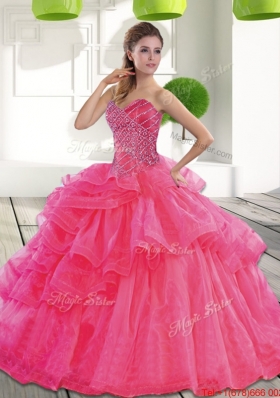 Beautiful Sweetheart 2015 Spring Quinceanera Dress with Beading