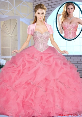 Fashionable Exclusive Sweetheart Quinceanera Dresses Beading and Ruffles
