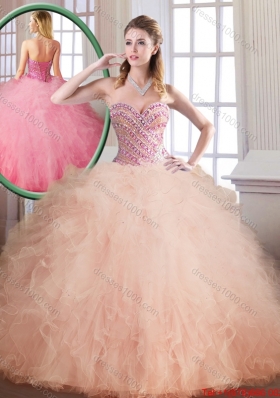 Fashionable Luxurious Floor Length Sweet 16 Dresses with Ball Gown