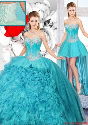 Best Selling Sweetheart Detachable Quinceanera Gowns with Beading