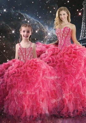 2016 Pretty Ball Gown Sweetheart Princesita With Quinceanera Dresses with Beading