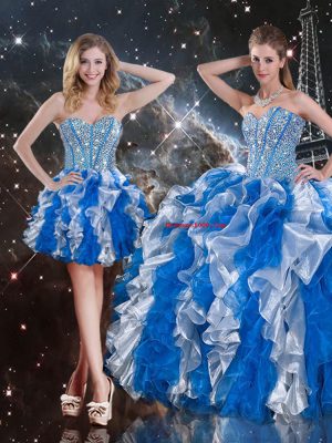 Sexy Floor Length Ball Gowns Sleeveless Multi-color Vestidos de Quinceanera Lace Up