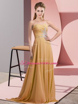 Edgy Sleeveless Beading Lace Up Prom Dresses