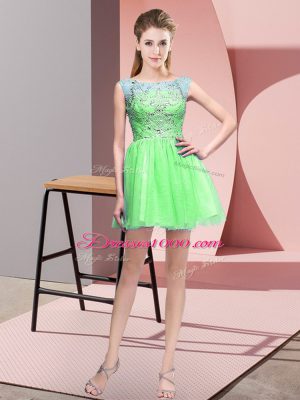 Sleeveless Beading Mini Length Dress for Prom